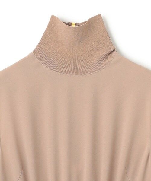 BEIGE, / ベイジ, ロング・マキシ丈ワンピース | 【洗える】FLEUR / ニットコンビハイネックノースリーブドレス | 詳細13