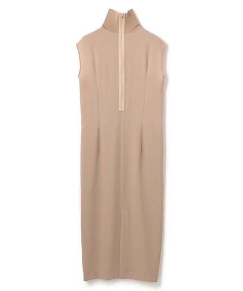 BEIGE, / ベイジ, ロング・マキシ丈ワンピース | 【洗える】FLEUR / ニットコンビハイネックノースリーブドレス | 詳細17