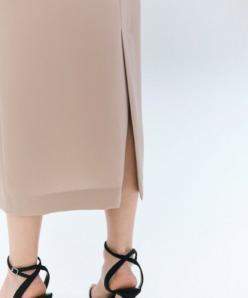 BEIGE, / ベイジ, ロング・マキシ丈ワンピース | 【洗える】FLEUR / ニットコンビハイネックノースリーブドレス | 詳細6