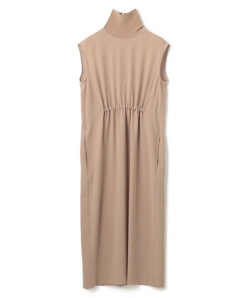 BEIGE, / ベイジ, ロング・マキシ丈ワンピース | 【洗える】FLEUR / ニットコンビハイネックノースリーブドレス | 詳細9