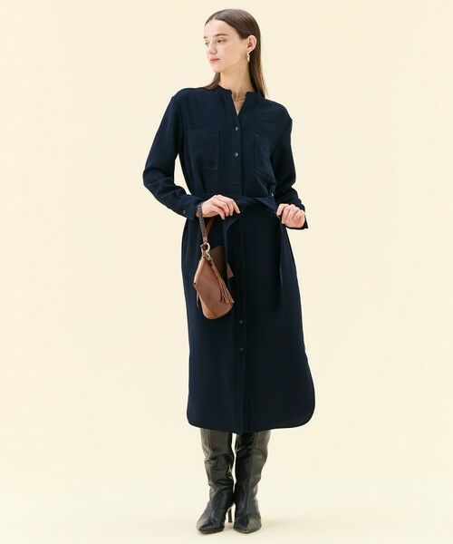 BEIGE, / ベイジ, ミニ丈・ひざ丈ワンピース | 【WEB限定・洗える】DUPONT / ベルト付き3WAYワンピース | 詳細15