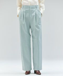 BEIGE, / ベイジ, その他パンツ | 【洗える・Oggi 11月号掲載】HAMLIN / コットンストレッチ2タックワイドパンツ