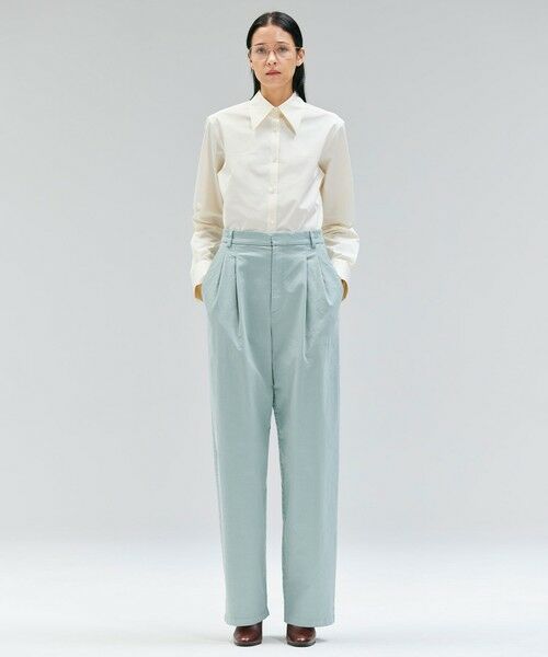 BEIGE, / ベイジ, その他パンツ | 【洗える・Oggi 11月号掲載】HAMLIN / コットンストレッチ2タックワイドパンツ | 詳細3