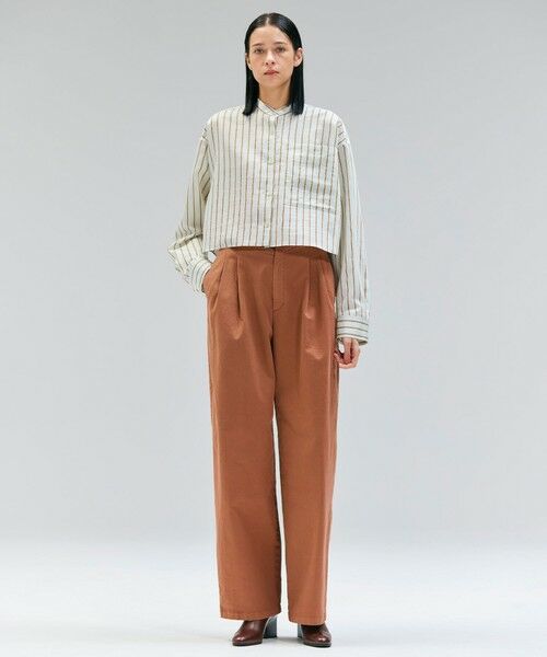 BEIGE, / ベイジ, その他パンツ | 【洗える・Oggi 11月号掲載】HAMLIN / コットンストレッチ2タックワイドパンツ | 詳細10