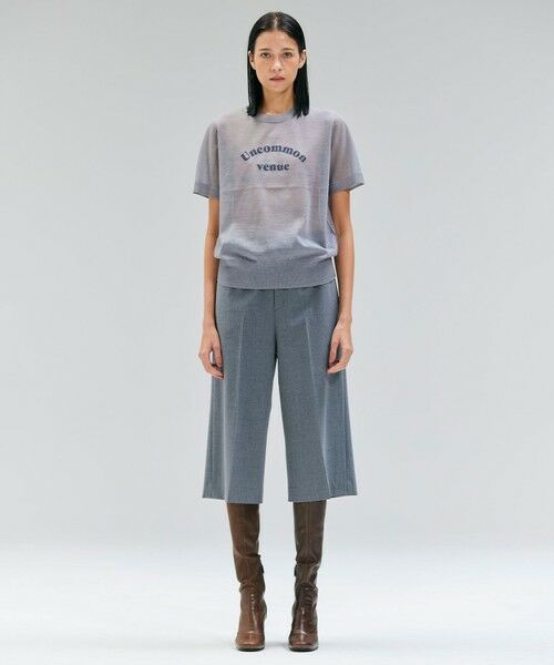 BEIGE, / ベイジ, その他パンツ | 【セットアップ対応・洗える】ZEPHYR / ウールライクハーフパンツ | 詳細1