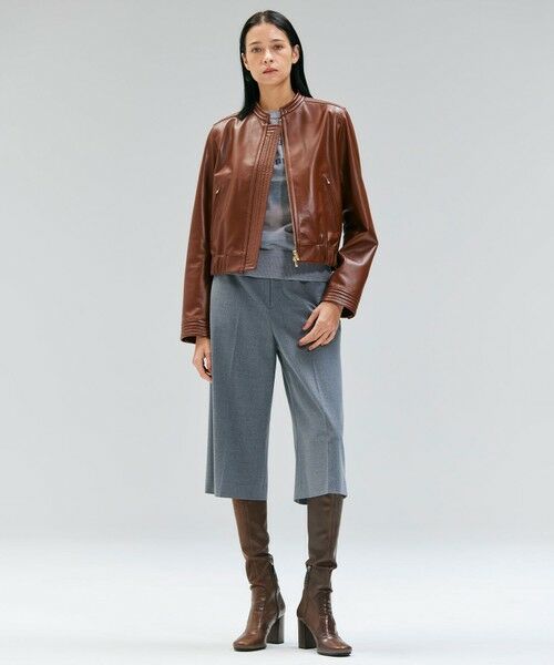 BEIGE, / ベイジ, その他パンツ | 【セットアップ対応・洗える】ZEPHYR / ウールライクハーフパンツ | 詳細2