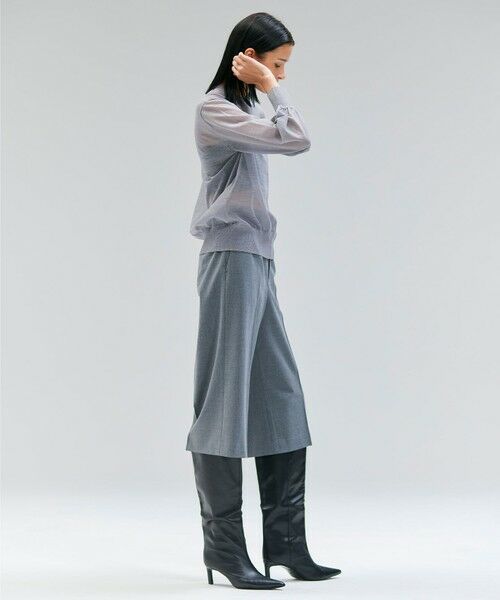 BEIGE, / ベイジ, その他パンツ | 【セットアップ対応・洗える】ZEPHYR / ウールライクハーフパンツ | 詳細4