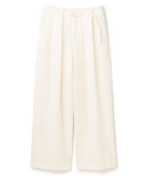 BEIGE, / ベイジ, その他パンツ | 【セットアップ対応・洗える・Precious 10月号掲載】ZEPHYR / ウールライクタックベルトワイドパンツ | 詳細6
