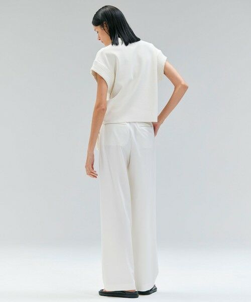 BEIGE, / ベイジ, その他パンツ | 【セットアップ対応・洗える・Precious 10月号掲載】ZEPHYR / ウールライクタックベルトワイドパンツ | 詳細4