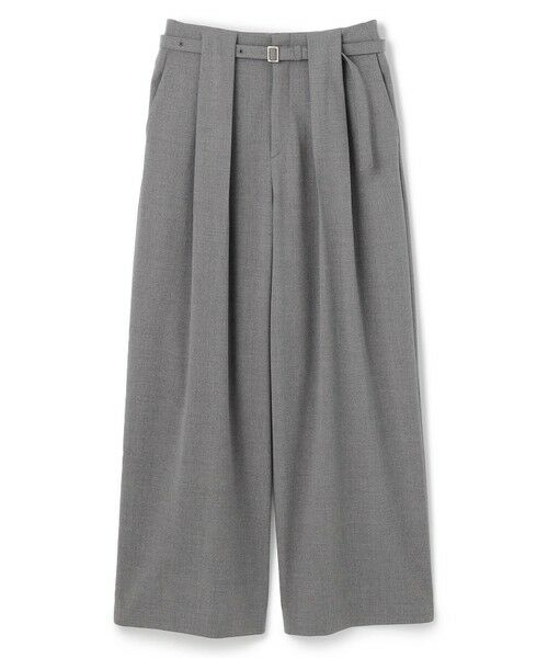 BEIGE, / ベイジ, その他パンツ | 【セットアップ対応・洗える・Precious 10月号掲載】ZEPHYR / ウールライクタックベルトワイドパンツ | 詳細14