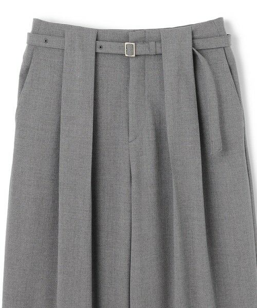 BEIGE, / ベイジ, その他パンツ | 【セットアップ対応・洗える・Precious 10月号掲載】ZEPHYR / ウールライクタックベルトワイドパンツ | 詳細16