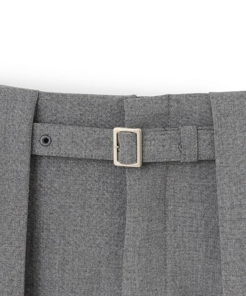 BEIGE, / ベイジ, その他パンツ | 【セットアップ対応・洗える・Precious 10月号掲載】ZEPHYR / ウールライクタックベルトワイドパンツ | 詳細18