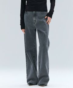 BEIGE, / ベイジ, デニムパンツ | 【洗える・Oggi 11月号掲載】NAVIGLIO / フレアシルエットデニムパンツ