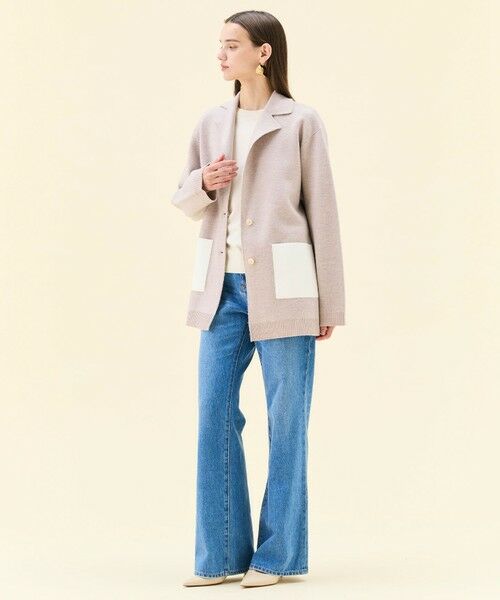 BEIGE, / ベイジ, デニムパンツ | 【洗える・Oggi 11月号掲載】NAVIGLIO / フレアシルエットデニムパンツ | 詳細7