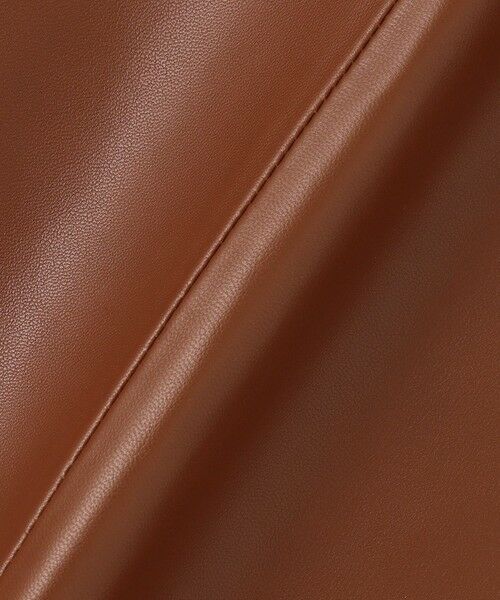 BEIGE, / ベイジ, ミニ・ひざ丈スカート | 【Precious 9月号掲載】CLYDE / ステッチベルトラムレザースカート | 詳細12