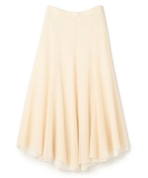 BEIGE, / ベイジ, ミニ・ひざ丈スカート | PINE / ウールレイヤードフレアスカート | 詳細3