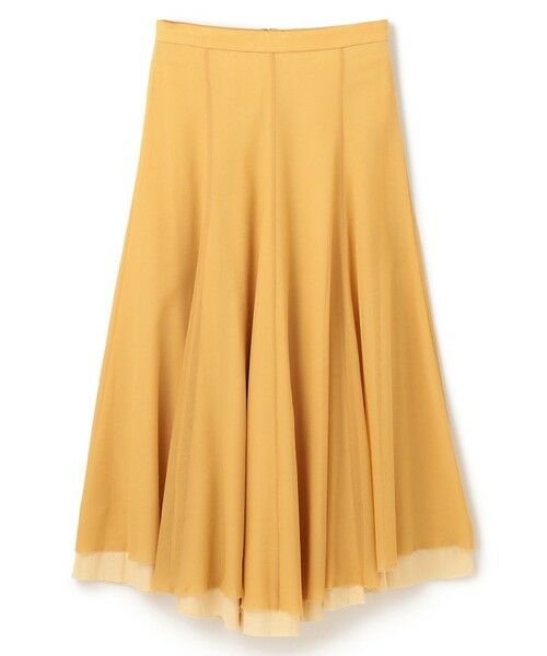 BEIGE, / ベイジ, ミニ・ひざ丈スカート | PINE / ウールレイヤードフレアスカート | 詳細6