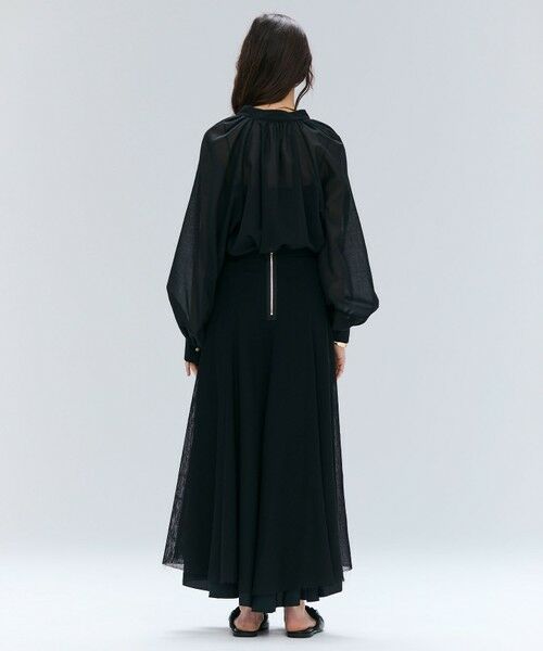 BEIGE, / ベイジ, ミニ・ひざ丈スカート | PINE / ウールレイヤードフレアスカート | 詳細14