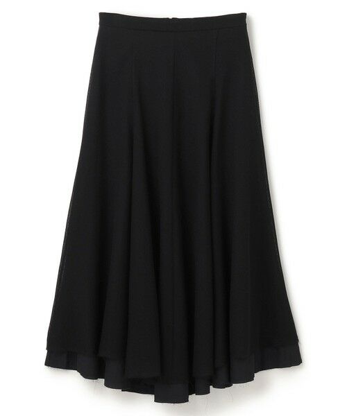 BEIGE, / ベイジ, ミニ・ひざ丈スカート | PINE / ウールレイヤードフレアスカート | 詳細15