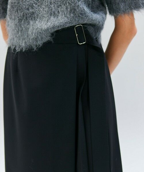 BEIGE, / ベイジ, ミニ・ひざ丈スカート | 【セットアップ対応・洗える・BAILA 11月号掲載】ZEPHYR / ウールライクアシンメトリープリーツスカート | 詳細14