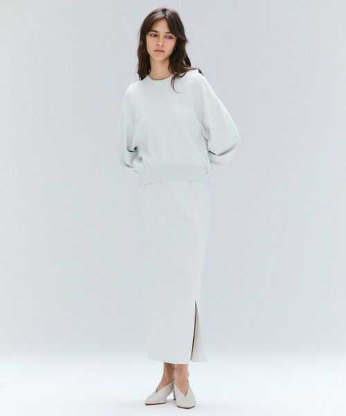 BEIGE, / ベイジ, ミニ・ひざ丈スカート | 【洗える】LAURA / ドライタッチIラインニットスカート | 詳細1