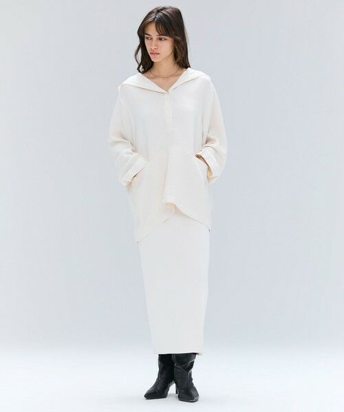 BEIGE, / ベイジ, ミニ・ひざ丈スカート | 【洗える】LAURA / ドライタッチIラインニットスカート | 詳細9