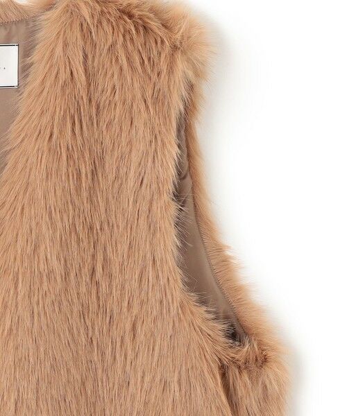 BEIGE, / ベイジ, ベスト | 【Precious 11月号掲載】ELSA / フェイクファージレ | 詳細9