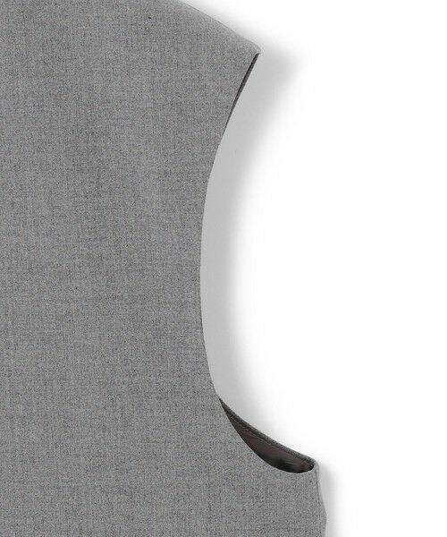 BEIGE, / ベイジ, ベスト | 【セットアップ対応・VERY 11月号掲載】ZEPHYR / ウールライクノーカラージレ | 詳細6