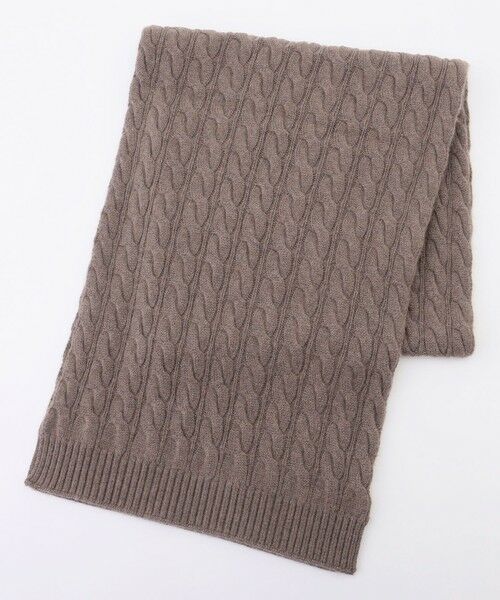 BEIGE, / ベイジ, マフラー・ショール・スヌード・ストール | 【洗える】SEDONA / ウールカシミヤケーブルストール | 詳細4
