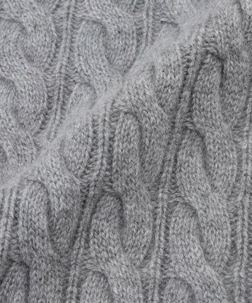 BEIGE, / ベイジ, マフラー・ショール・スヌード・ストール | 【洗える】SEDONA / ウールカシミヤケーブルストール | 詳細9