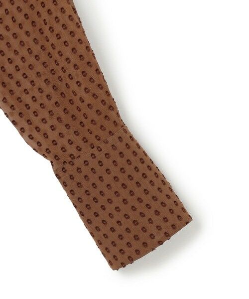 BEIGE, / ベイジ, シャツ・ブラウス | CALLERRY / シルク混ドットラッフルブラウス | 詳細11