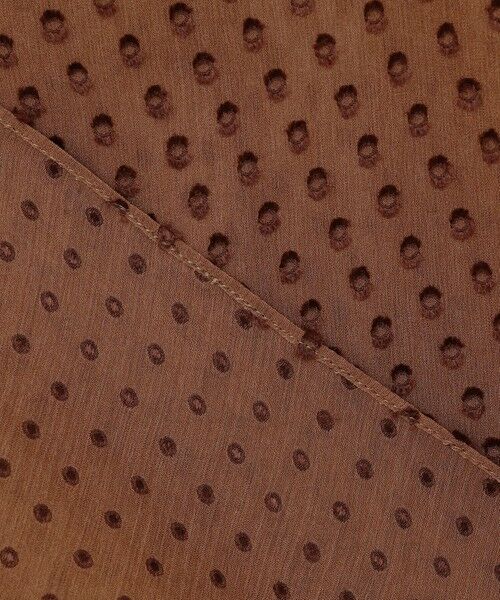 BEIGE, / ベイジ, シャツ・ブラウス | CALLERRY / シルク混ドットラッフルブラウス | 詳細13