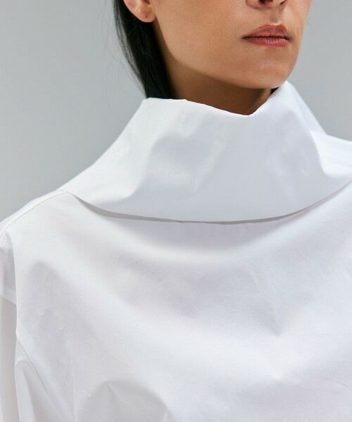 BEIGE, / ベイジ, シャツ・ブラウス | 【洗える】PERRY / コットンロールカラープルオーバーブラウス | 詳細1