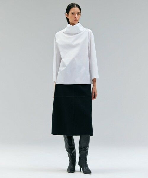 BEIGE, / ベイジ, シャツ・ブラウス | 【洗える】PERRY / コットンロールカラープルオーバーブラウス | 詳細3