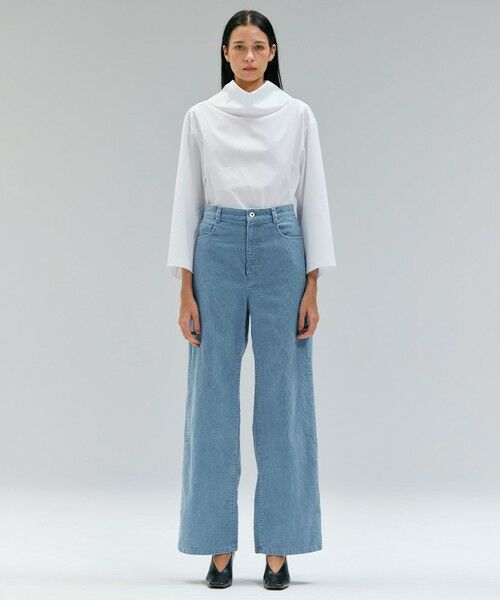 BEIGE, / ベイジ, シャツ・ブラウス | 【洗える】PERRY / コットンロールカラープルオーバーブラウス | 詳細4