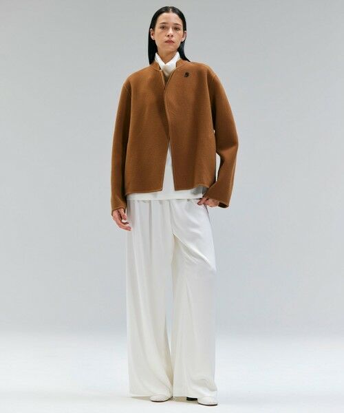 BEIGE, / ベイジ, シャツ・ブラウス | 【洗える・Precious 11月号掲載】LLOYD / ハンマーサテンロールカラー半袖ブラウス | 詳細4