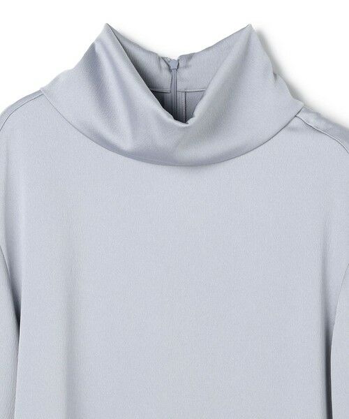 BEIGE, / ベイジ, シャツ・ブラウス | 【洗える・Precious 11月号掲載】LLOYD / ハンマーサテンロールカラー半袖ブラウス | 詳細11