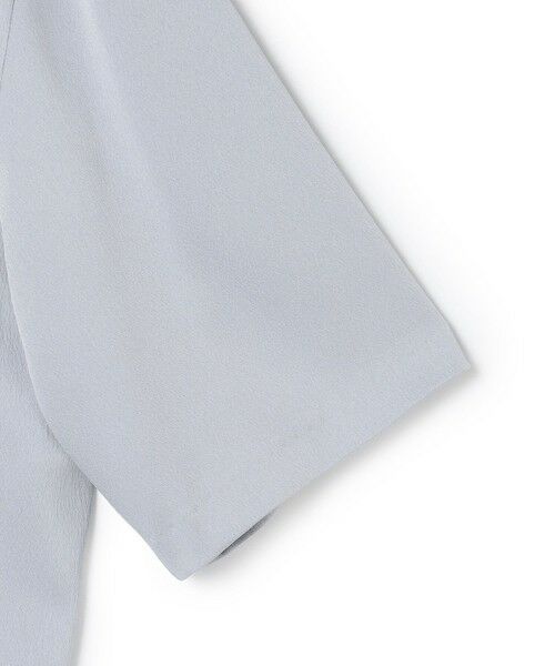 BEIGE, / ベイジ, シャツ・ブラウス | 【洗える・Precious 11月号掲載】LLOYD / ハンマーサテンロールカラー半袖ブラウス | 詳細12