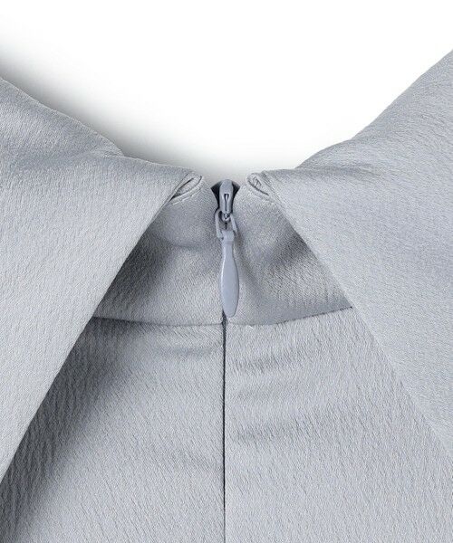 BEIGE, / ベイジ, シャツ・ブラウス | 【洗える・Precious 11月号掲載】LLOYD / ハンマーサテンロールカラー半袖ブラウス | 詳細15