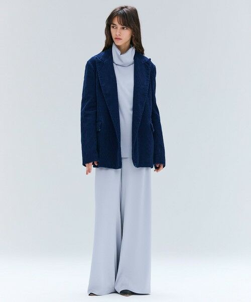 BEIGE, / ベイジ, シャツ・ブラウス | 【洗える・Precious 11月号掲載】LLOYD / ハンマーサテンロールカラー半袖ブラウス | 詳細7