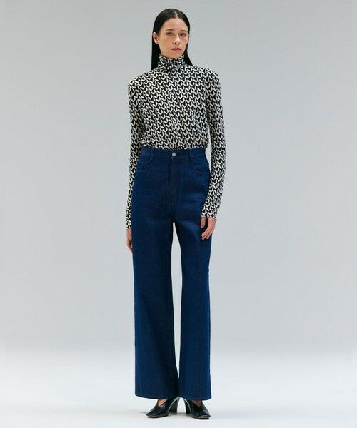 BEIGE, / ベイジ, シャツ・ブラウス | 【洗える】MODESTO / ジャージーストレッチタートルトップス | 詳細1