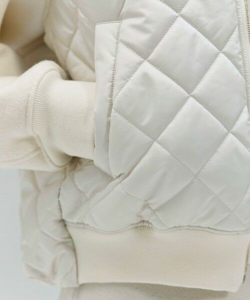 BEIGE, / ベイジ, ブルゾン | 【GISELe 10月号掲載】DOVER / 異素材ウールキルティングブルゾン | 詳細2