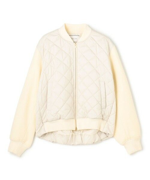 BEIGE, / ベイジ, ブルゾン | 【GISELe 10月号掲載】DOVER / 異素材ウールキルティングブルゾン | 詳細4
