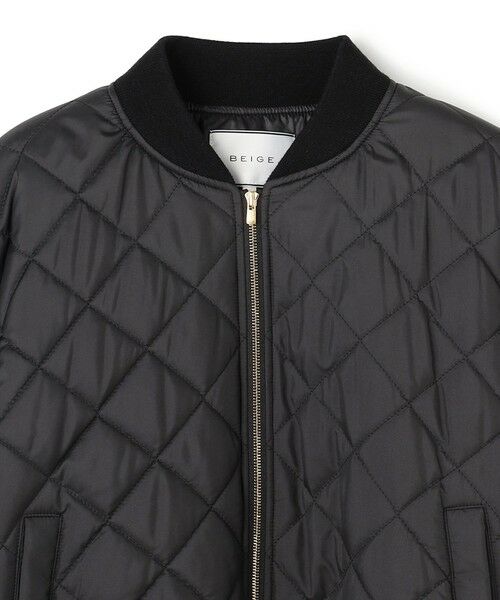 BEIGE, / ベイジ, ブルゾン | 【GISELe 10月号掲載】DOVER / 異素材ウールキルティングブルゾン | 詳細11