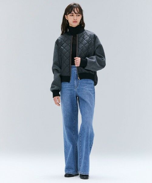 BEIGE, / ベイジ, ブルゾン | 【GISELe 10月号掲載】DOVER / 異素材ウールキルティングブルゾン | 詳細5