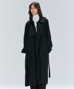 BEIGE, / ベイジ, ステンカラーコート | COBURN / シルク混ロングステンカラーコート