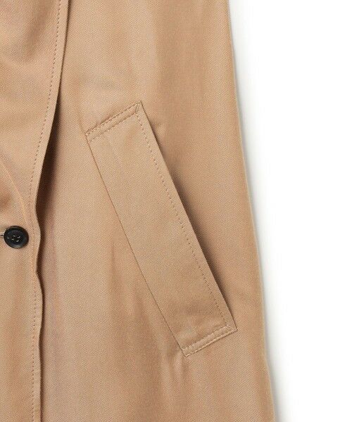 BEIGE, / ベイジ, ステンカラーコート | COBURN / シルク混ロングステンカラーコート | 詳細9