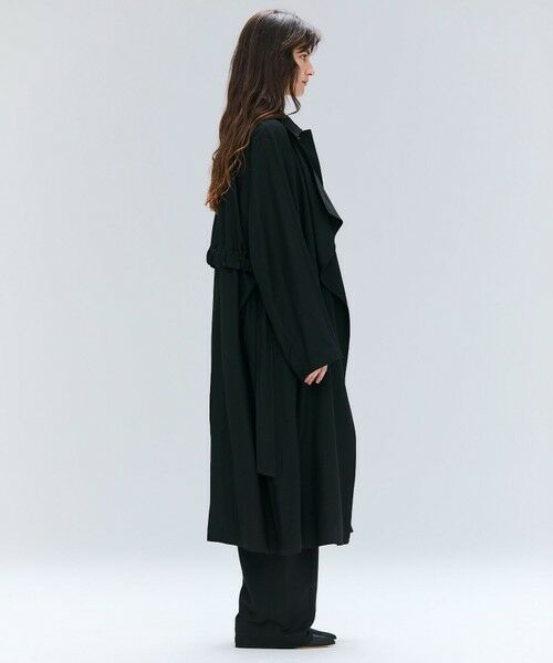 BEIGE, / ベイジ, ステンカラーコート | COBURN / シルク混ロングステンカラーコート | 詳細14