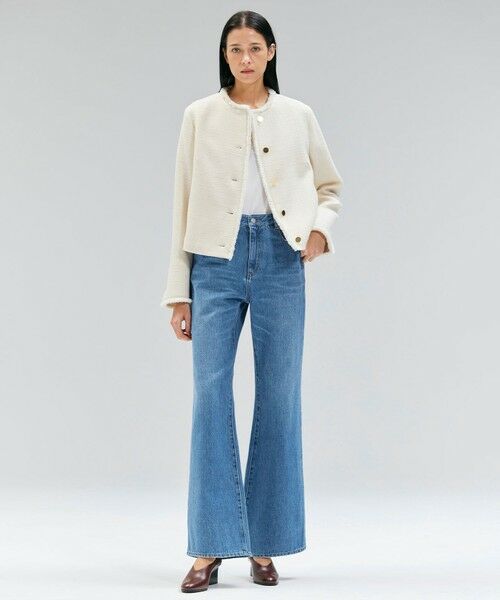 BEIGE, / ベイジ, ノーカラージャケット | 【Oggi 10月号掲載】MULLIN / ウールツイードメタルボタンノーカラージャケット | 詳細3