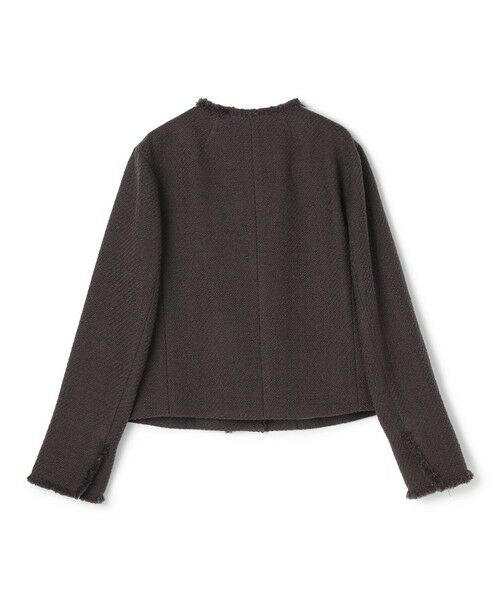 BEIGE, / ベイジ, ノーカラージャケット | 【Oggi 10月号掲載】MULLIN / ウールツイードメタルボタンノーカラージャケット | 詳細8